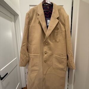 Rowing Blazers x Target Men's Tan Overcoat Top coat